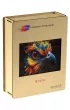 Puzzle drewniane kolorowe - Ptak Eureka 3D