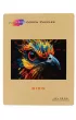 Puzzle drewniane kolorowe - Ptak Eureka 3D