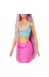 Barbie. Syrenka Lalka D�ugie w�osy HRR00 Mattel