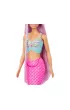 Barbie. Syrenka Lalka D�ugie w�osy HRR00 Mattel