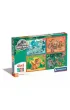 Puzzle 4w1 - SuperColor. Jurrasic World (12+16+20+24 el.) Clementoni