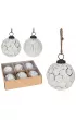 H&S Decoration Bombki Vintage 10 cm 6 szt.