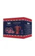 Bialetti Zestaw Joyful Christmas kawiarka Moka Express 3tz czerwona + 2 fili�anki ze spodkami