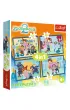 Puzzle 4w1 Zootopia przygody TREFL 34677  TR