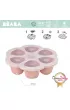 Beaba Silikonowy pojemnik do mroenia duy Old pink 6 x 150 ml