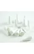 Pionki do gry plastik zwyk�e - bia�e - 100 szt.