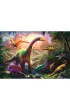 Puzzle 100 el. wiat dinozaurw Trefl