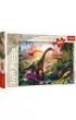 Puzzle 100 el. wiat dinozaurw Trefl
