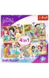 Puzzle 4w1 Szcz�liwy dzie� Trefl