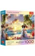 Puzzle 1000 USA Collection: Paradise Snowman Trefl
