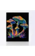 Diamond Dotz Haft diamentowy - Adults Flocked Neon Mushrooms 35.5x45.7cm