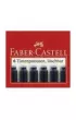 Faber-Castell Naboje kr�tkie czarne 6 szt.