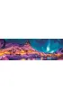 Puzzle 1000 el. Panorama - Colorful Night Lofoten Island Clementoni