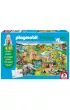 Puzzle 60 el. Playmobil Zoo + figurka Schmidt