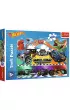 Puzzle 100 el. P�dz�ce samochody Hot Wheels Trefl