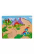 Puzzle Uk�adanka drewniana Dinozaury uchwyty Smily Play