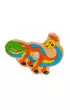 Puzzle Uk�adanka drewniana Dinozaury uchwyty Smily Play