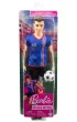 Lalka Barbie Ken Pi�karz niebieska koszulka Mattel