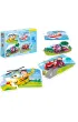 Puzzle 4w1 - Baby Pojazdy (4+5+6+7 el.) Multigra