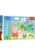Puzzle 60 el. Zabawy w gronie przyjaci� �winka Peppa Trefl