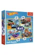 Puzzle 4w1 - Pojazdy Hot Wheels (35+48+54+70 el.) Trefl