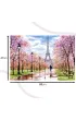 Puzzle 1000 el. Romantyczny spacer w Pary�u Castorland