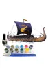 Model statku do sklejania Starter SET Drakkar Oseberg 1:72 + farby, p�dzelki, klej SD-209 Olymp Aircraft