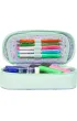 Oxford Pi�rnik z klapk� Flowers zielony