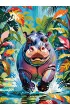 Puzzle 500 el. Happy Hippo CherryPazzi