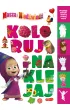 Masza i Nied�wied�. Koloruj i naklejaj