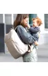 Lassig Green Label Plecak dla mam z akcesoriami Slender Up Backpack taupe beowy