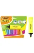 Zakre�lacz Flat Neon mix 6 szt BIC