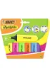 Zakre�lacz Flat Neon mix 6 szt BIC