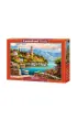 Puzzle 2000 el. Village Clock Tower Castorland