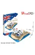 Puzzle 3D 58 el. Opera Sydney Cubic Fun