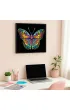 Diamond Dotz Haft diamentowy - Adults Flocked Neon Butterfly 35.5x45.7cm