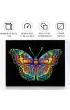 Diamond Dotz Haft diamentowy - Adults Flocked Neon Butterfly 35.5x45.7cm