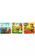 Puzzle 3w1 50 el. Puzzlika. �wiat zwierz�tek Cubika