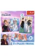 Puzzle + Memos 2w1 (24+30+48 el.) Ksi�niczki w swojej krainie Trefl
