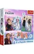 Puzzle + Memos 2w1 (24+30+48 el.) Ksi�niczki w swojej krainie Trefl