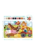 Puzzle sensoryczne Jade traktorem 20el Dodo