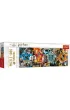 Puzzle 1000 el. Panorama Cztery domy Hogwartu Trefl