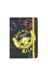 Notes A5 Disney Black Stitch 2 z gumk� linia 80 kartek