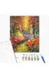 Brushme Malowanie po numerach - Jesienny Park 40x50cm