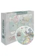 Puzzle 2000 el. �wiat polityczny m. stylizowana ArtGlob