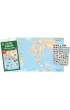 Flagi �wiata. Mapa z naklejkami
