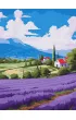 Ideyka Malowanie po numerach - Lawendowe przestrzenie 30x40cm