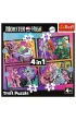 Puzzle 4w1 - Elektryzuj�cy dzie� Monster High (35+48+54+70 el.) Trefl