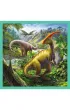 Puzzle 3w1 (20+36+50 el.) Niezwyk�y �wiat dinozaur�w Trefl