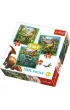 Puzzle 3w1 (20+36+50 el.) Niezwyk�y �wiat dinozaur�w Trefl